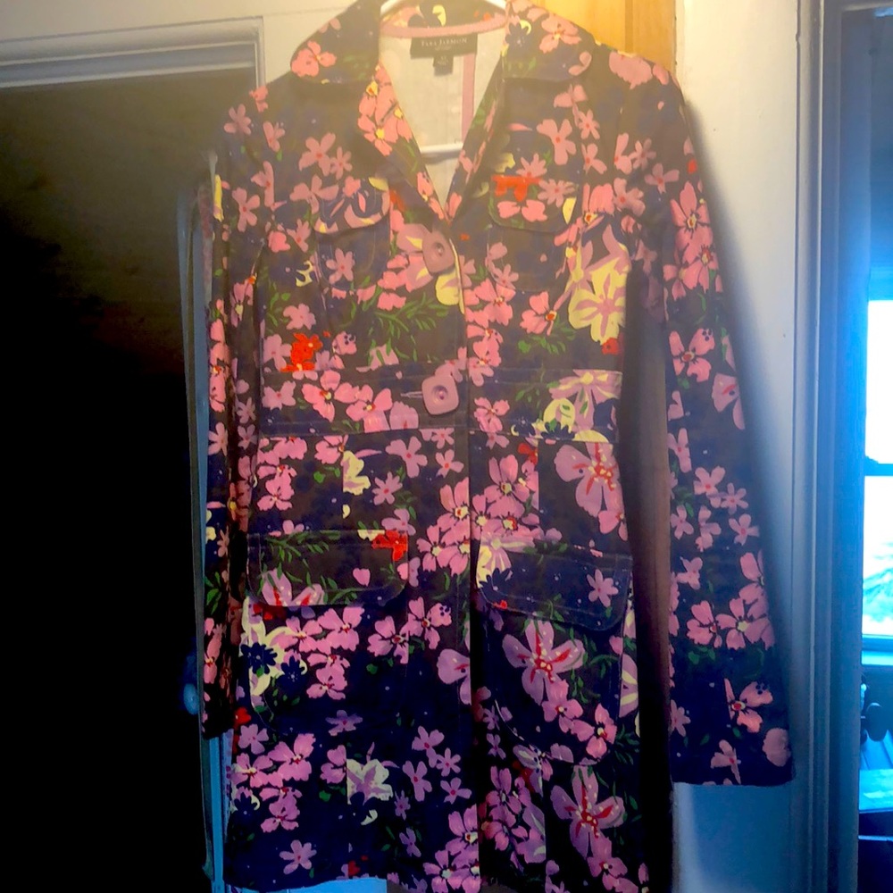70s style Flowered Jacket